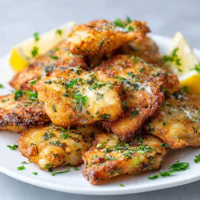 Cod Fish with Garlic Herb Butter