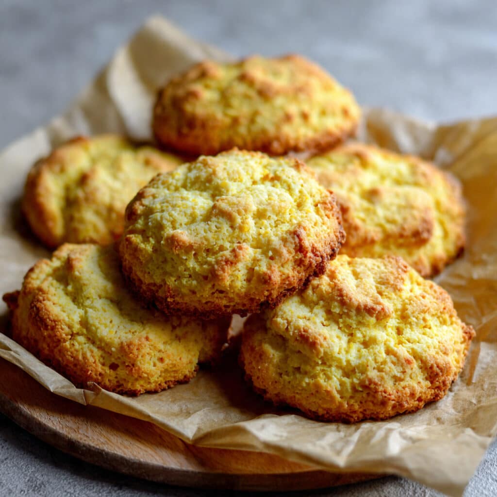 Corn Biscuits (5 Ingredients, No Eggs, No Dairy)