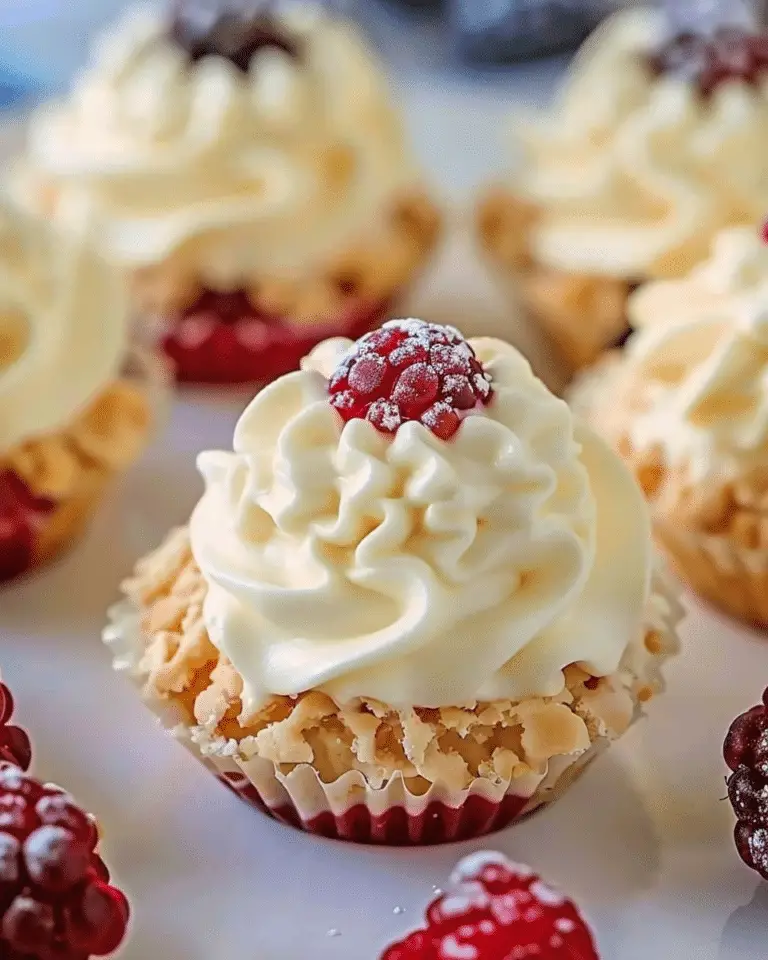 Cream & Berry Pastry Bites