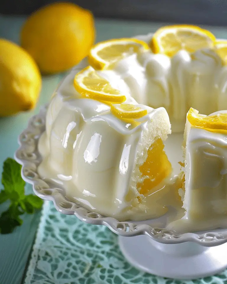Creamy Lemon Jello Mold