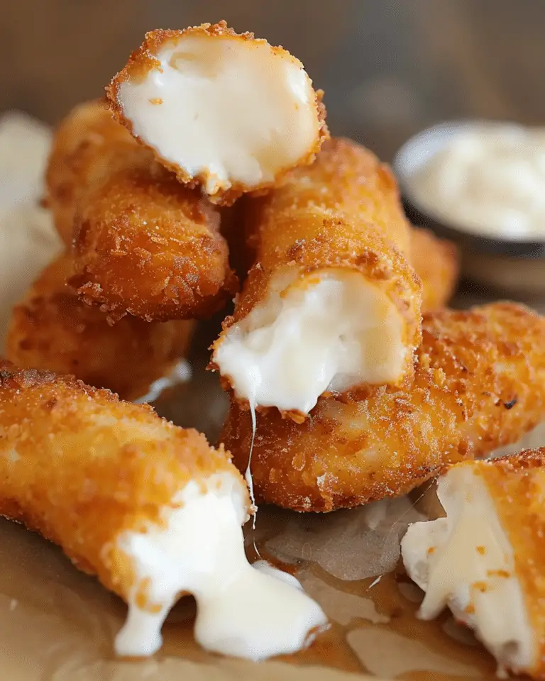 Crispy Mozzarella Sticks