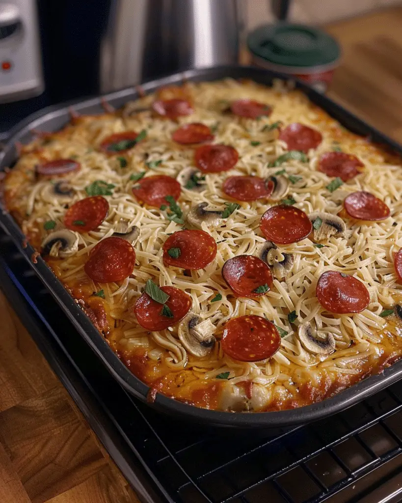 Crustless Pizza Bake
