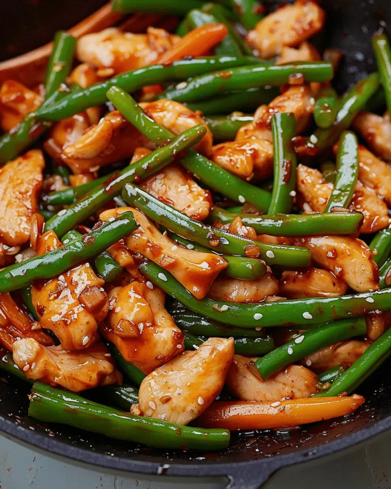 Easy Chicken and Green Bean Stir Fry