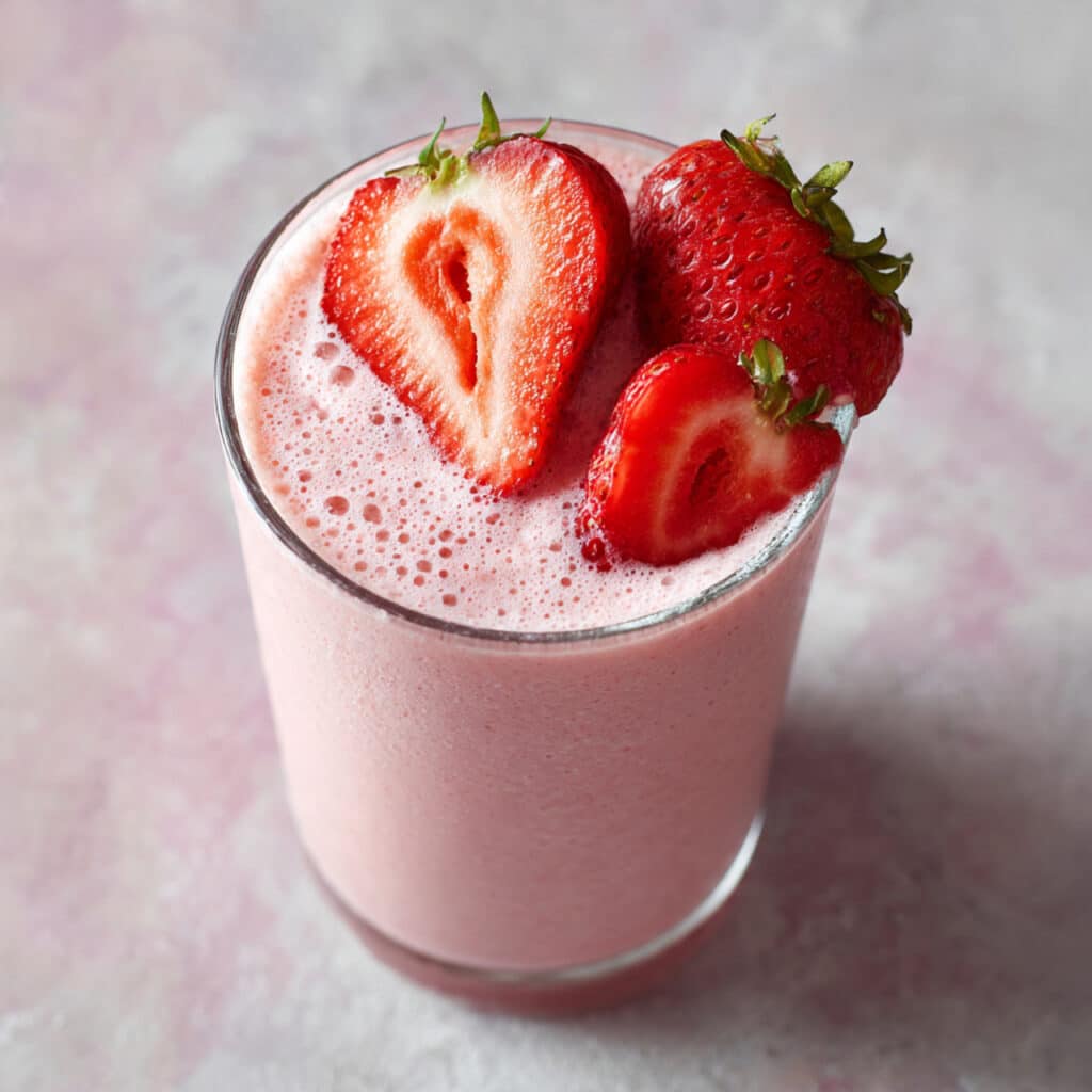 Easy Strawberry Breakfast Smoothie