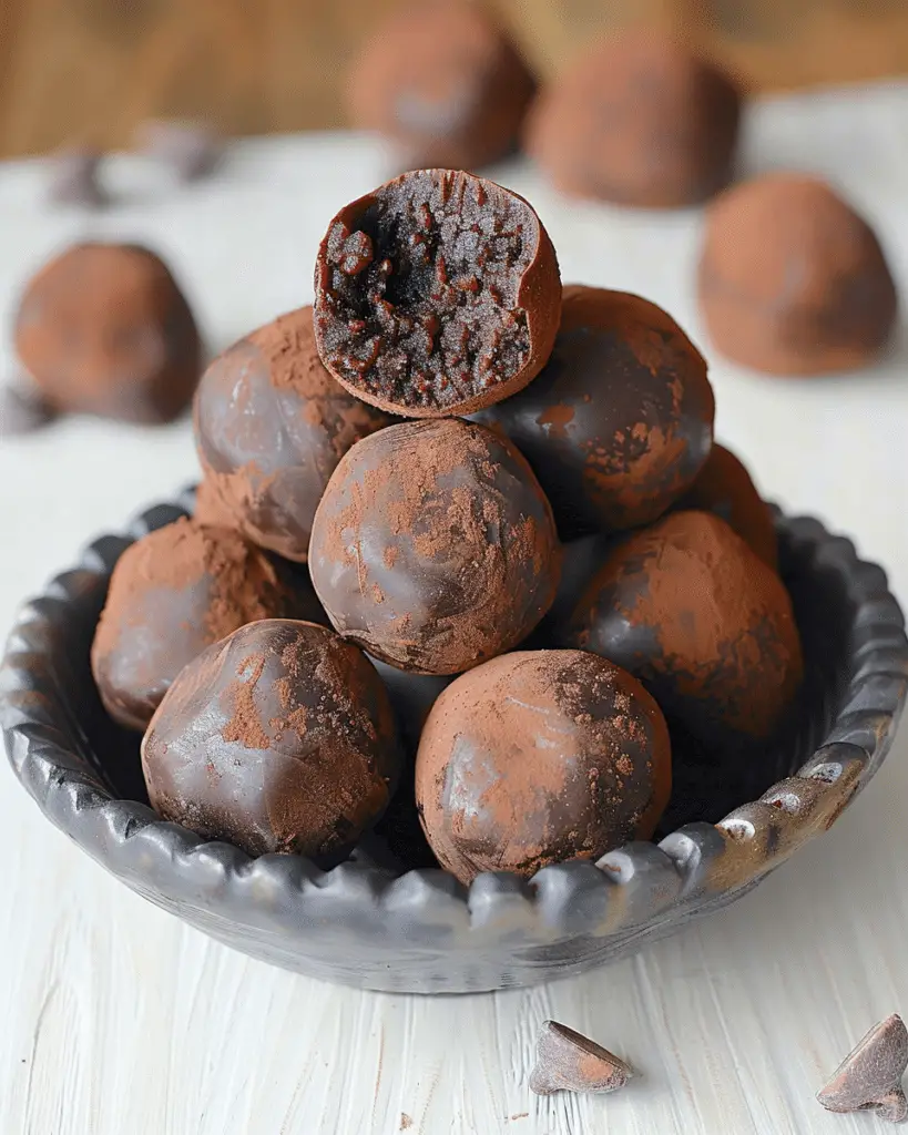 Easy Low-Carb Chocolate Truffles