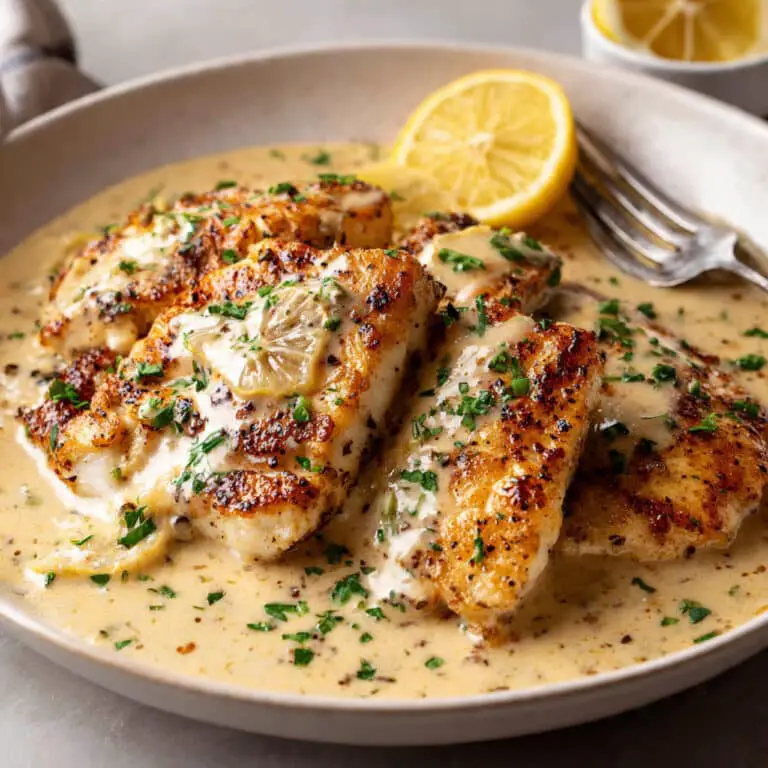 Fish with White Wine Sauce