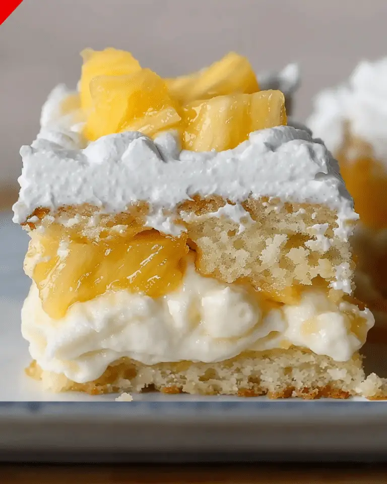 Hawaiian Pineapple Cake Delight