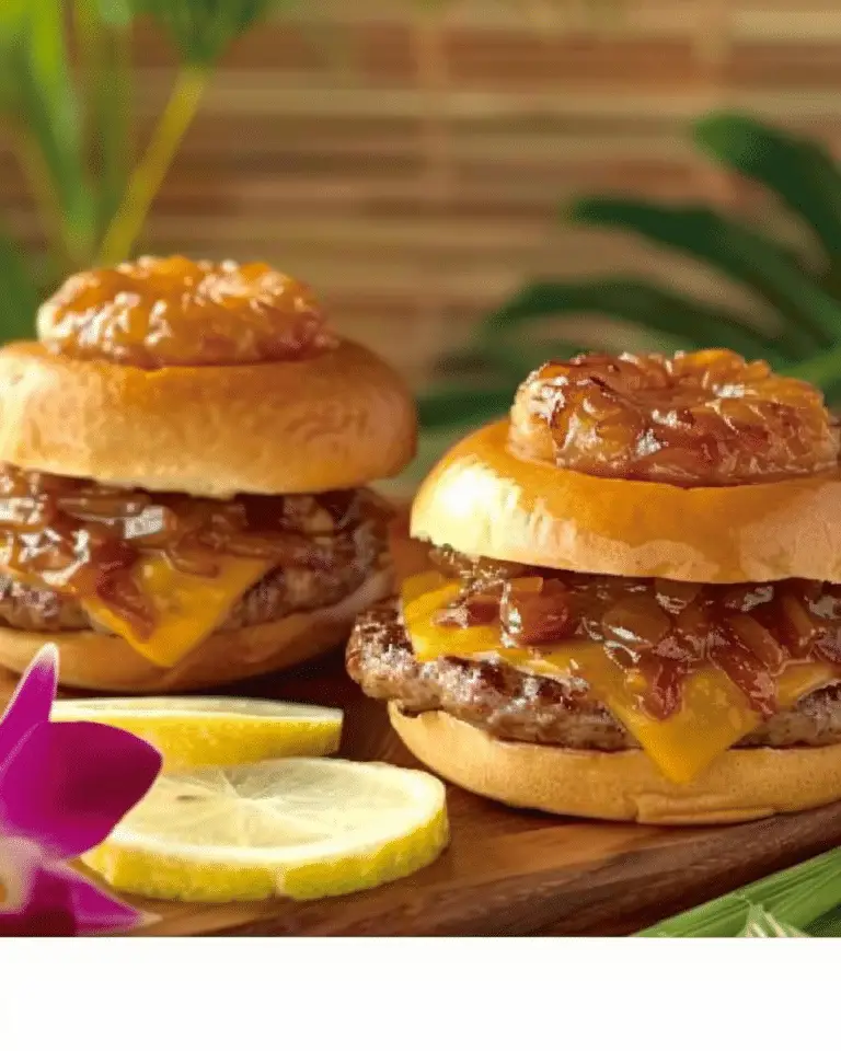Hawaiian Teriyaki Burgers