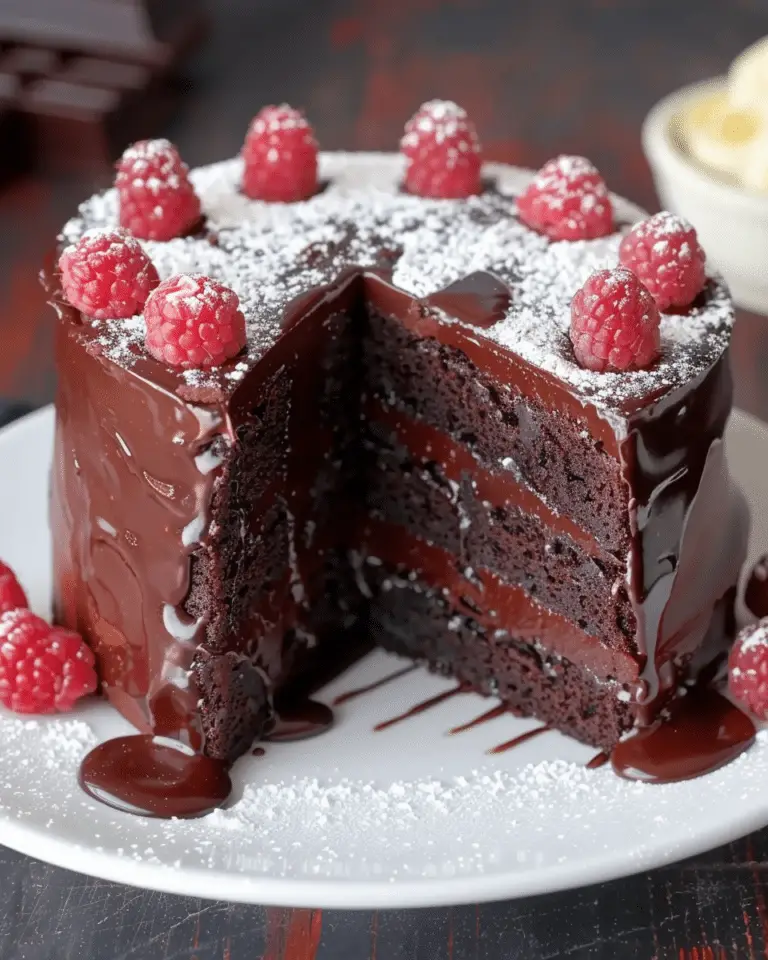 Italian Torta Caprese (Flourless Chocolate Almond Cake)