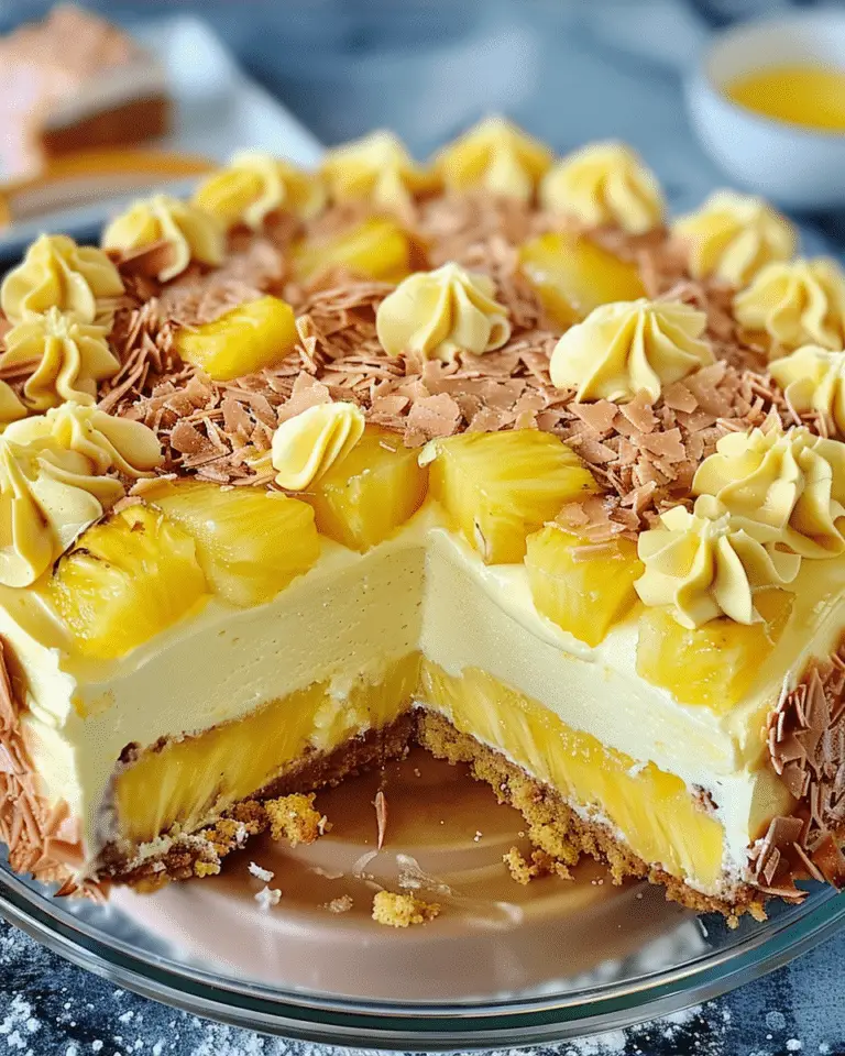 Juicy Pineapple Heaven Cake
