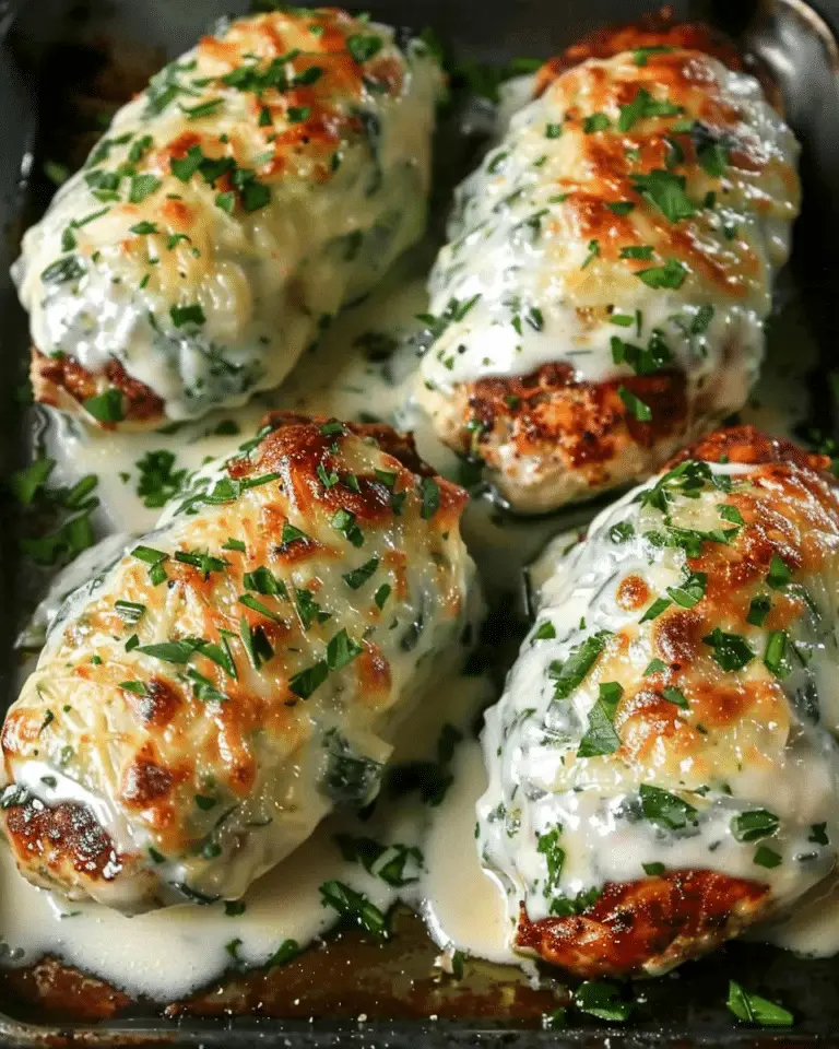 Keto Garlic Parmesan Chicken Meatloaves