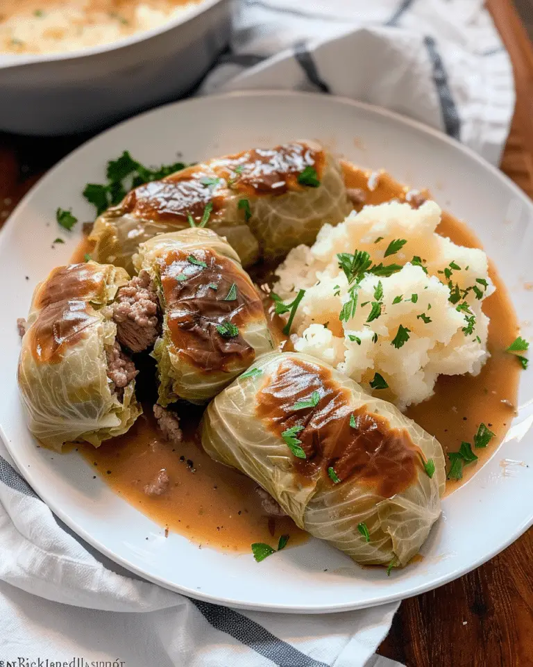 Kohlrouladen Recipe (German Stuffed Cabbage Rolls)