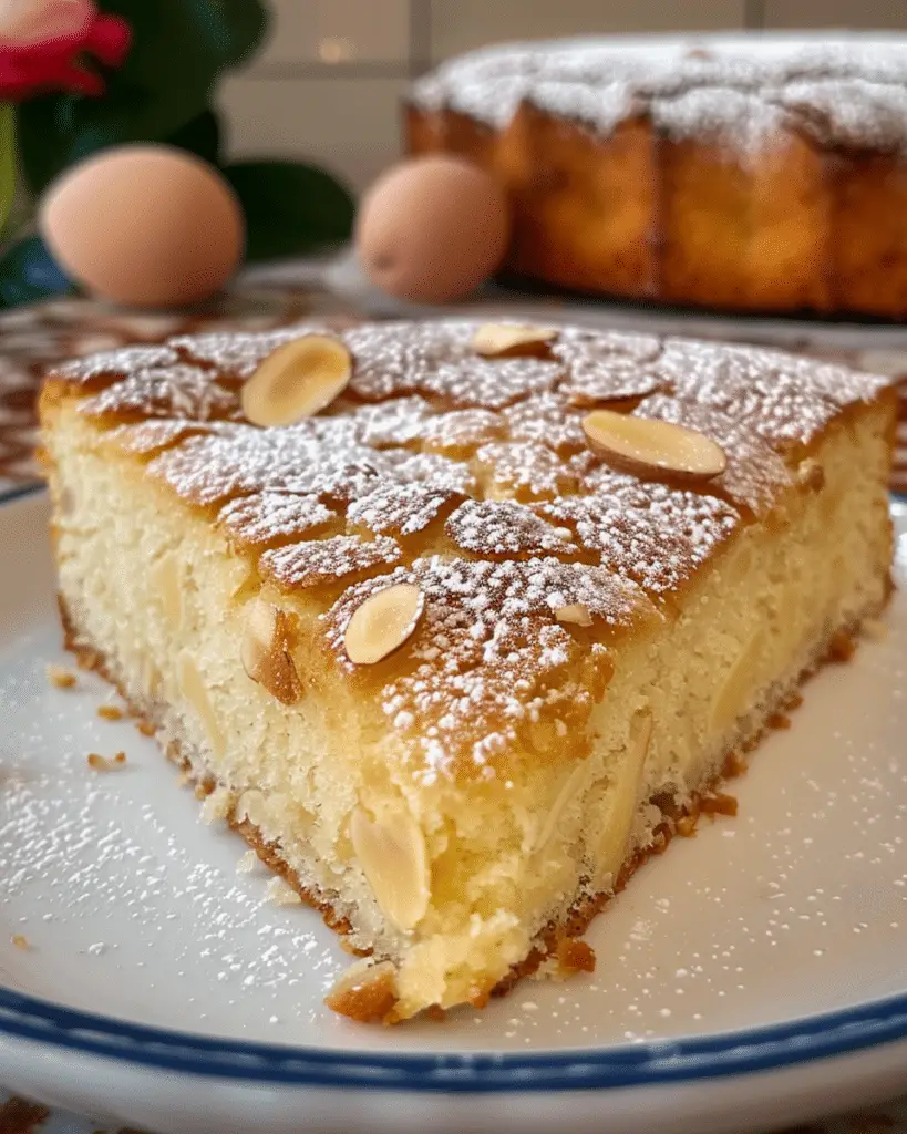 Limoncello Ricotta Almond Cake