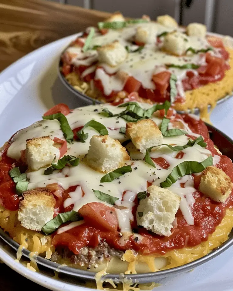 Low Carb Crustless Pizza Bowl