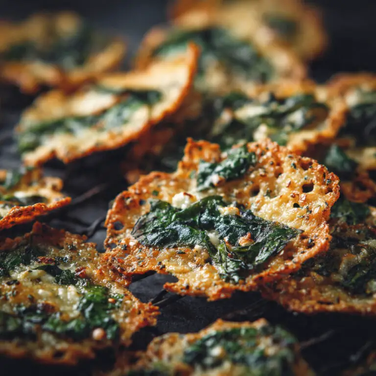 Mediterranean Spinach and Feta Crisps