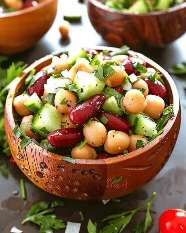 Mediterranean Three Bean Salad