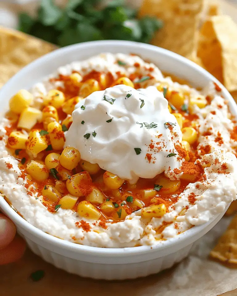Creamy Mexican Street Corn Dip
