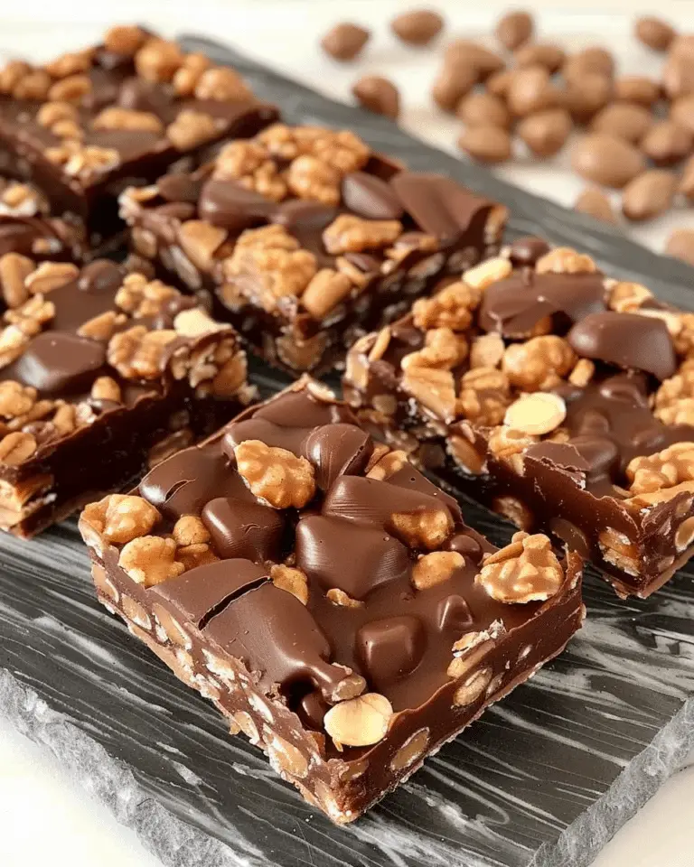 No-Bake Homemade Crunch Bars (5 Ingredients, One Bowl)