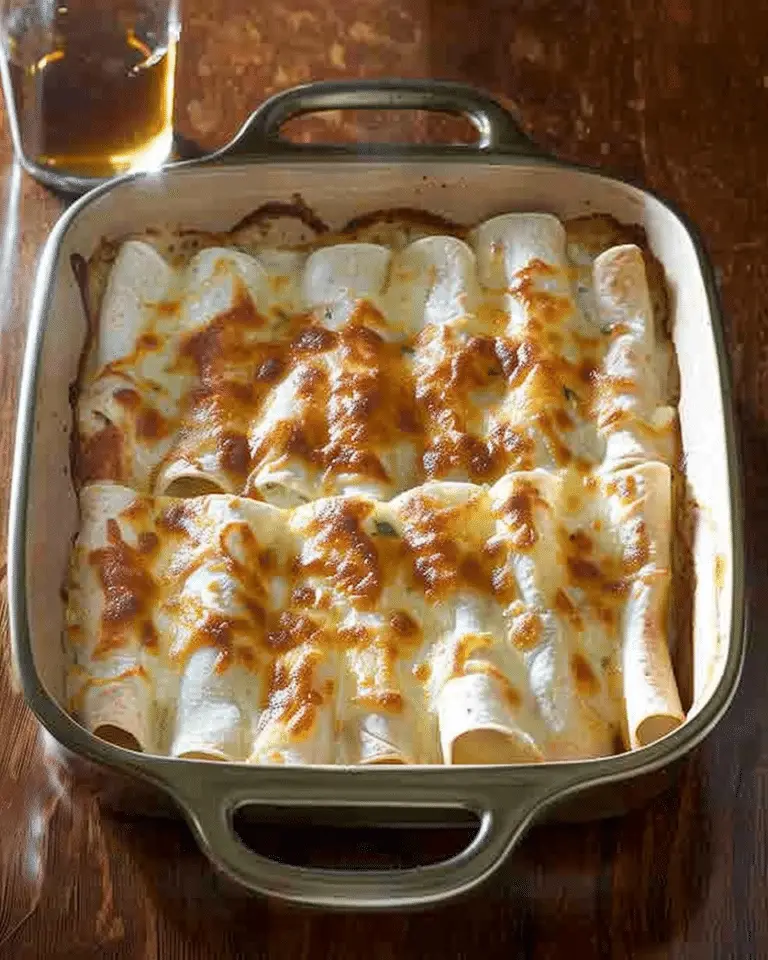 Oven-Baked Chicken Enchiladas