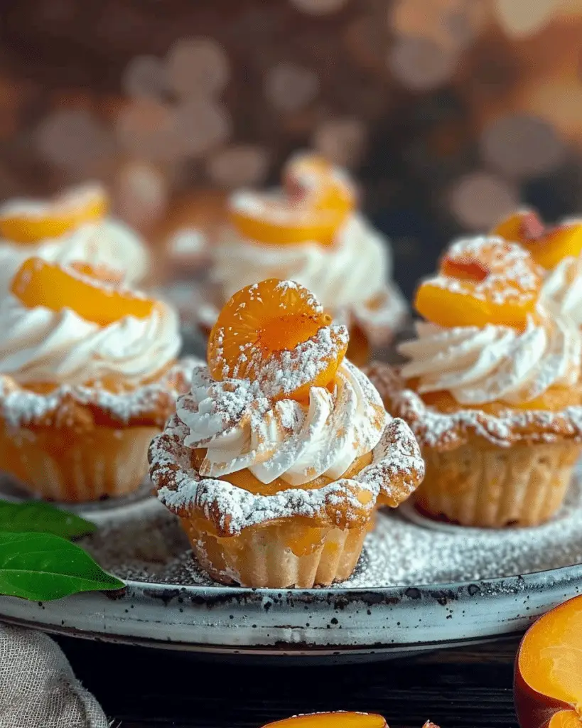 Easy Peach Pie Cruffins