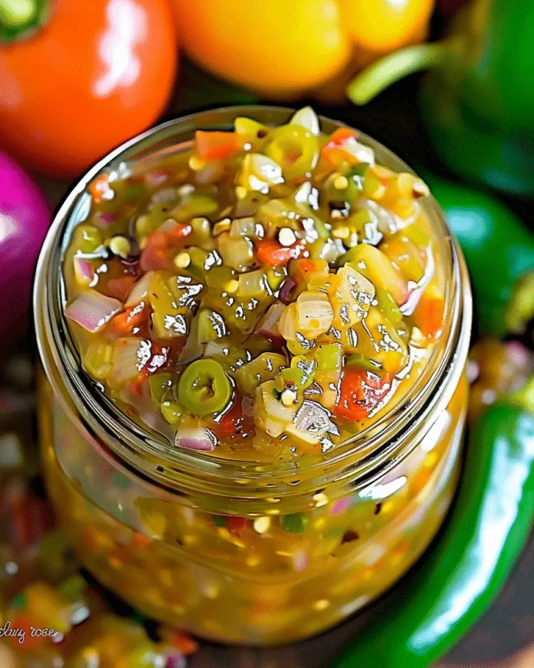 Pickled Pepper and Onion Relish