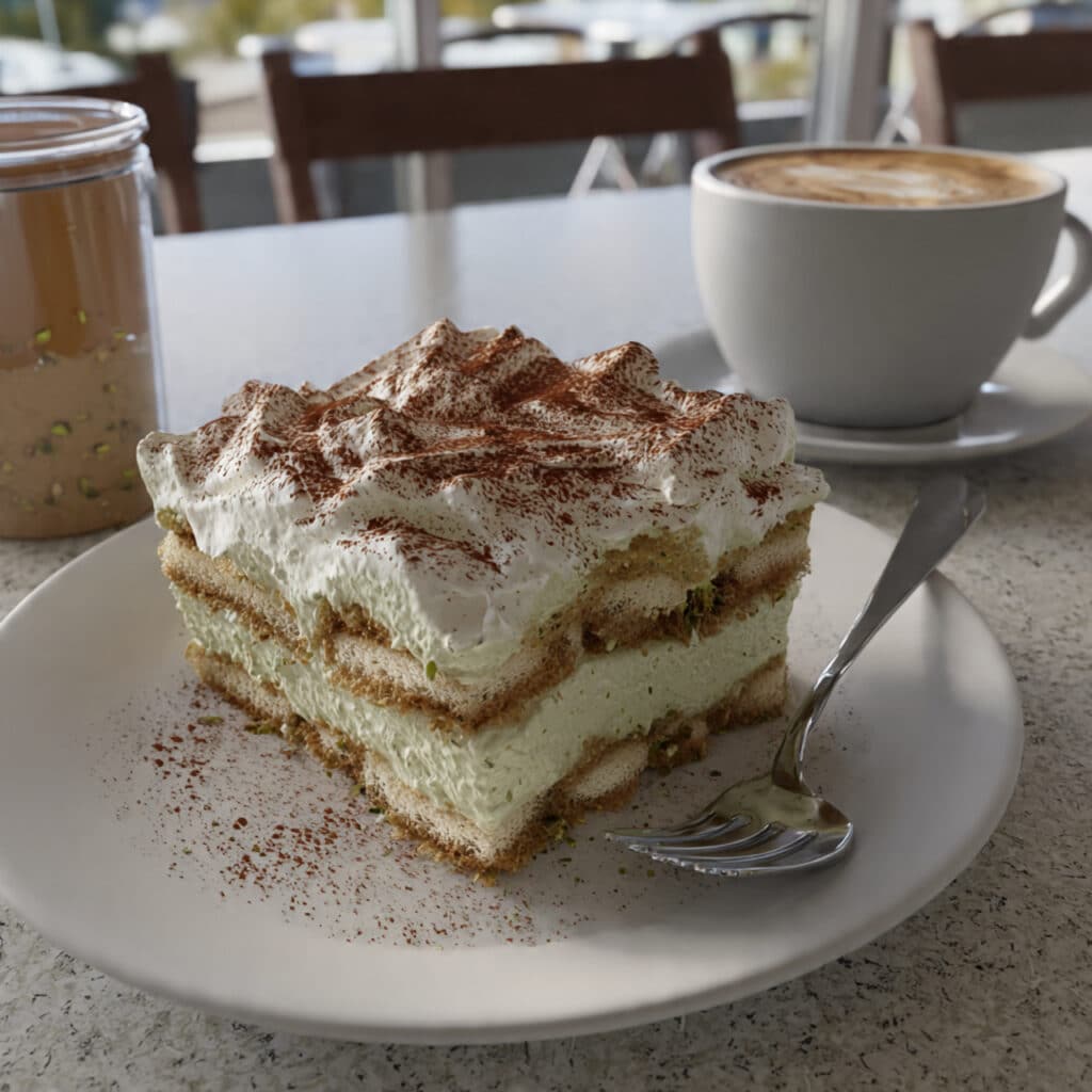 Pistachio Cream Tiramisu