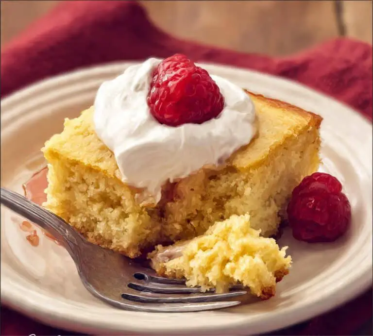 Raspberry Zinger Poke Cake