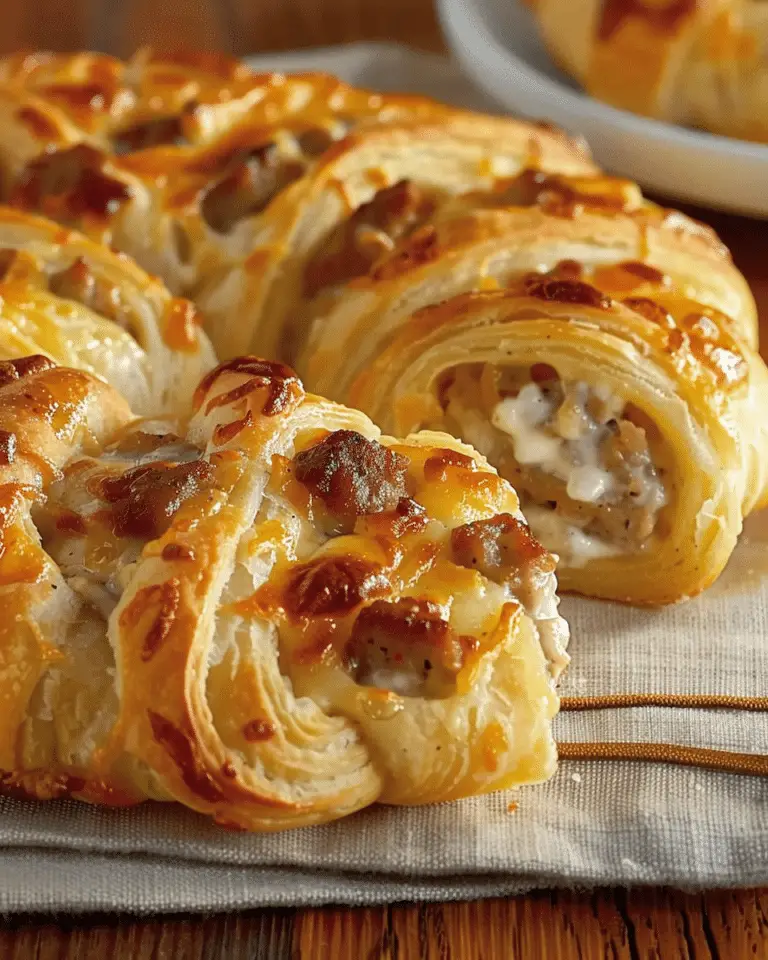 Sausage Cream Cheese Crescents