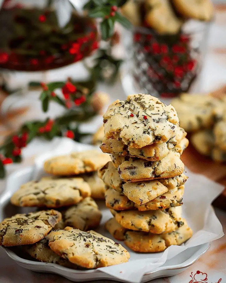 Savory Italian Parmesan Cookies