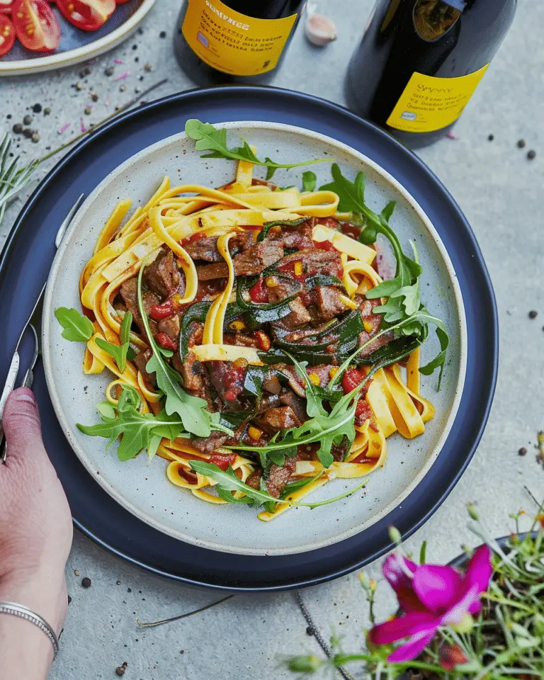 Slow Cooked Beef Ragu Pasta