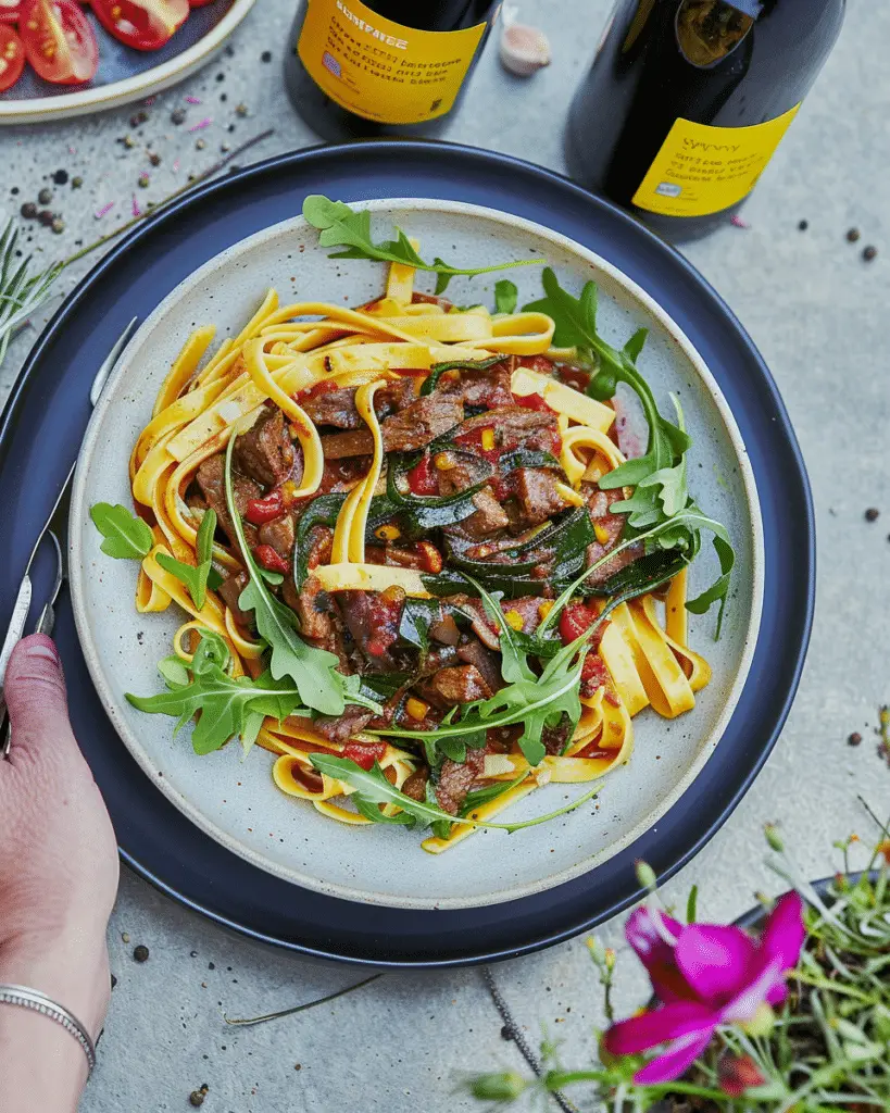 Slow Cooked Beef Ragu Pasta
