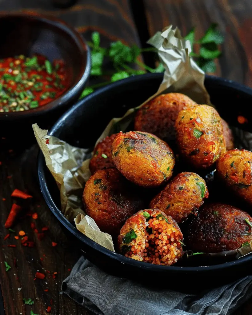 Spicy Instant Rava Paniyaram