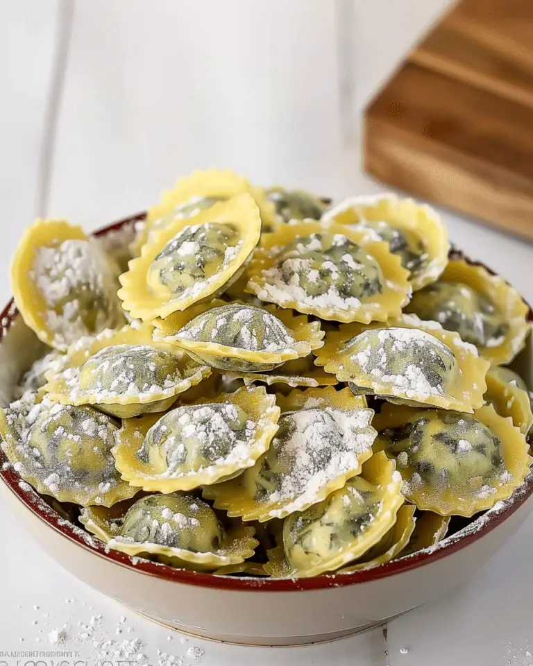 Spinach Ricotta Ravioli