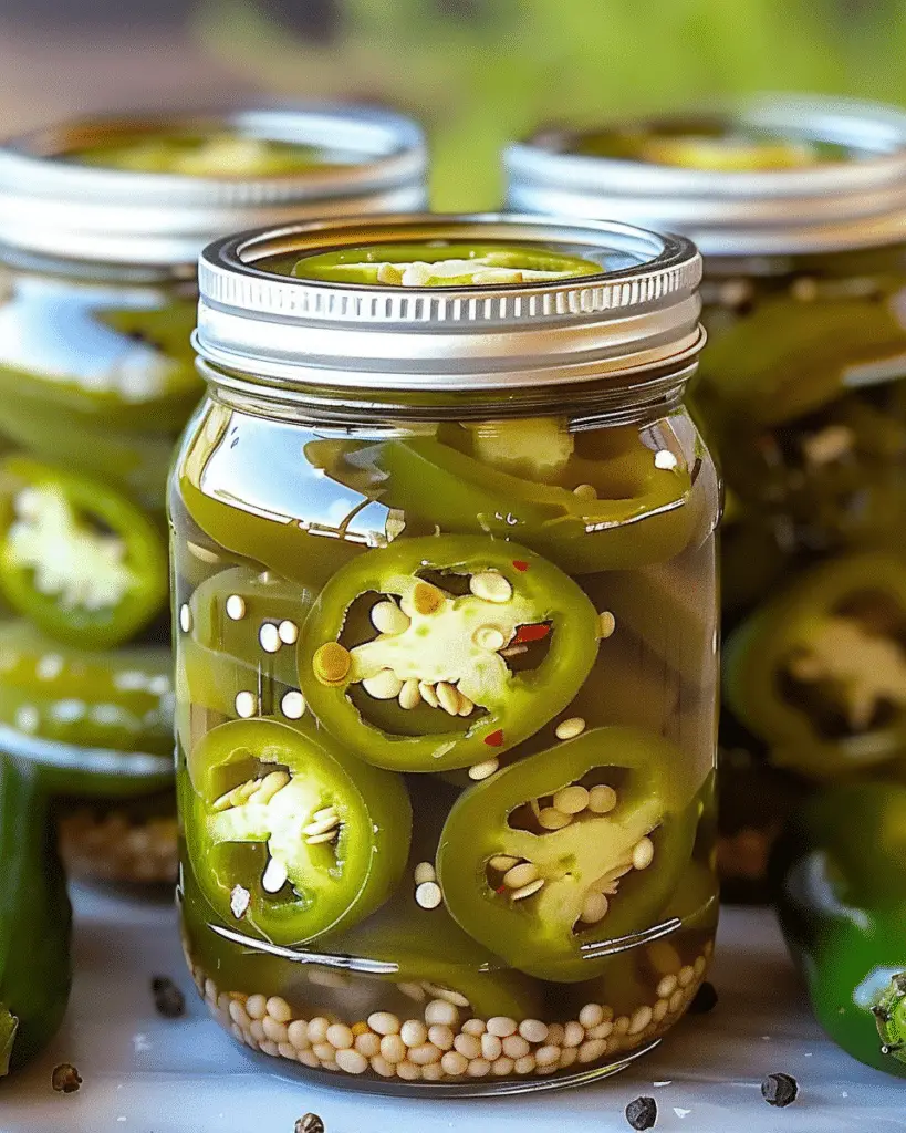 Sweet & Spicy Jalapeño Pickles