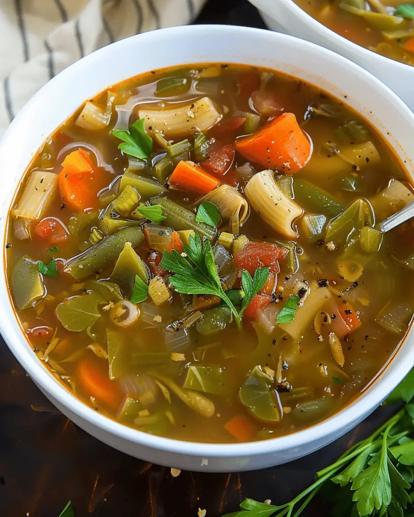 Easy Minestrone Soup