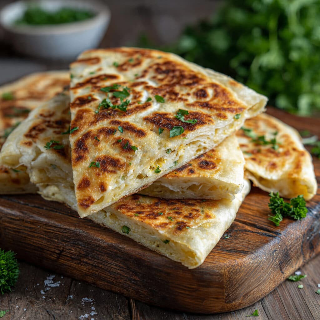 Turkish Stuffed Flatbread (Gozleme)