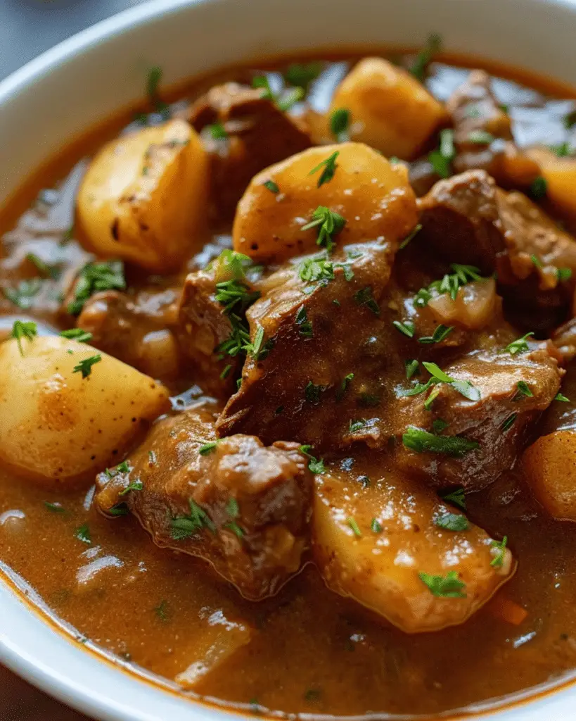 Hearty Beef Stew with Potatoes
