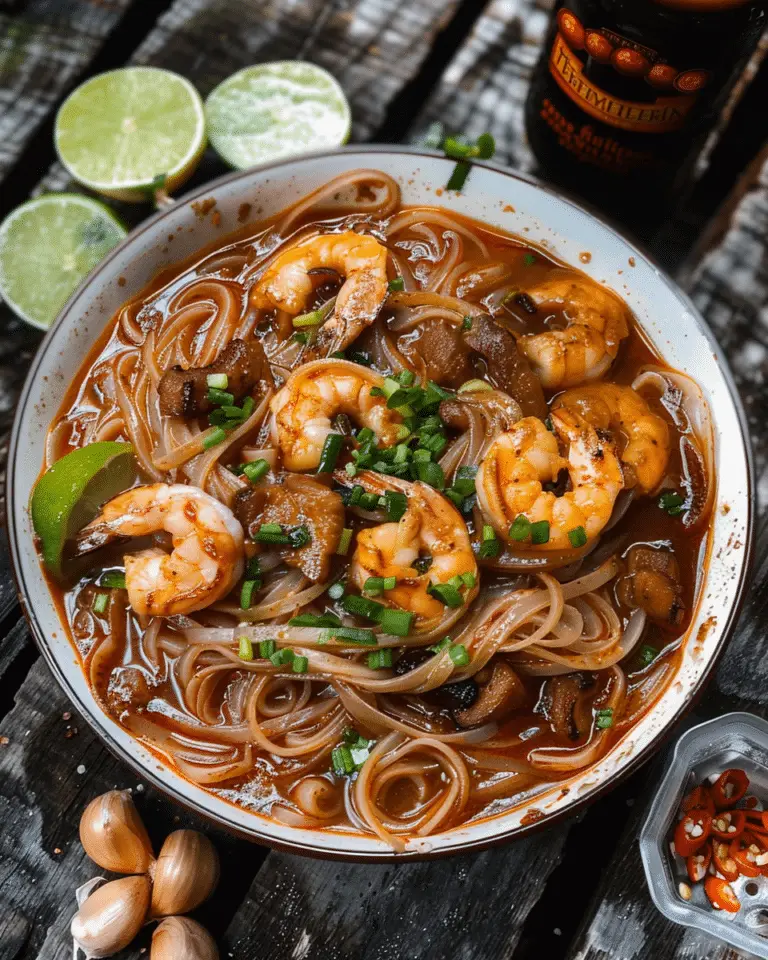 Spicy Oxtail and Shrimp Pho