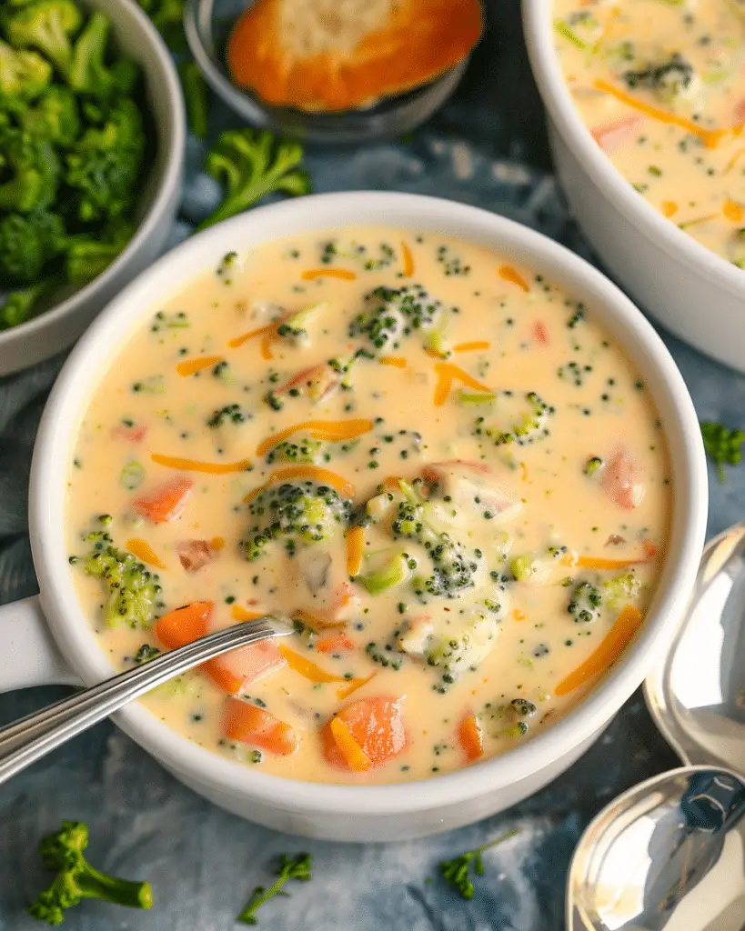The Best Broccoli Cheese Soup