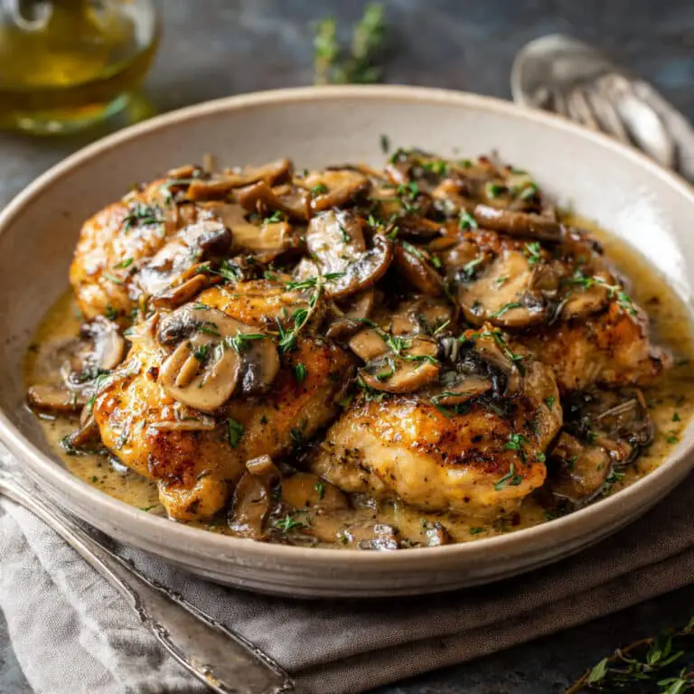 20-Minute Mushroom Chicken