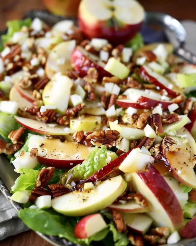 Apple Salad with Maple Balsamic Vinaigrette