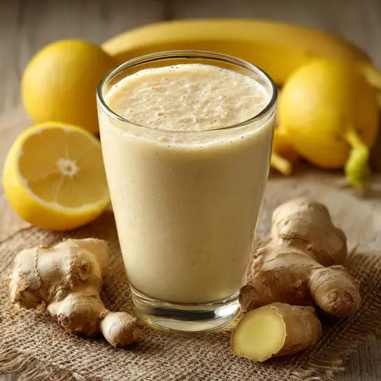 Banana Lemon Ginger Smoothie