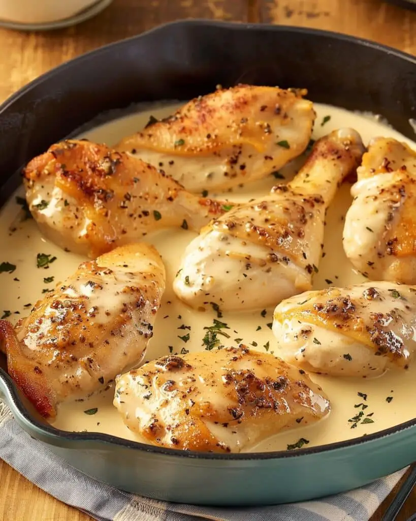 Chicken in Creamy Mustard Sauce