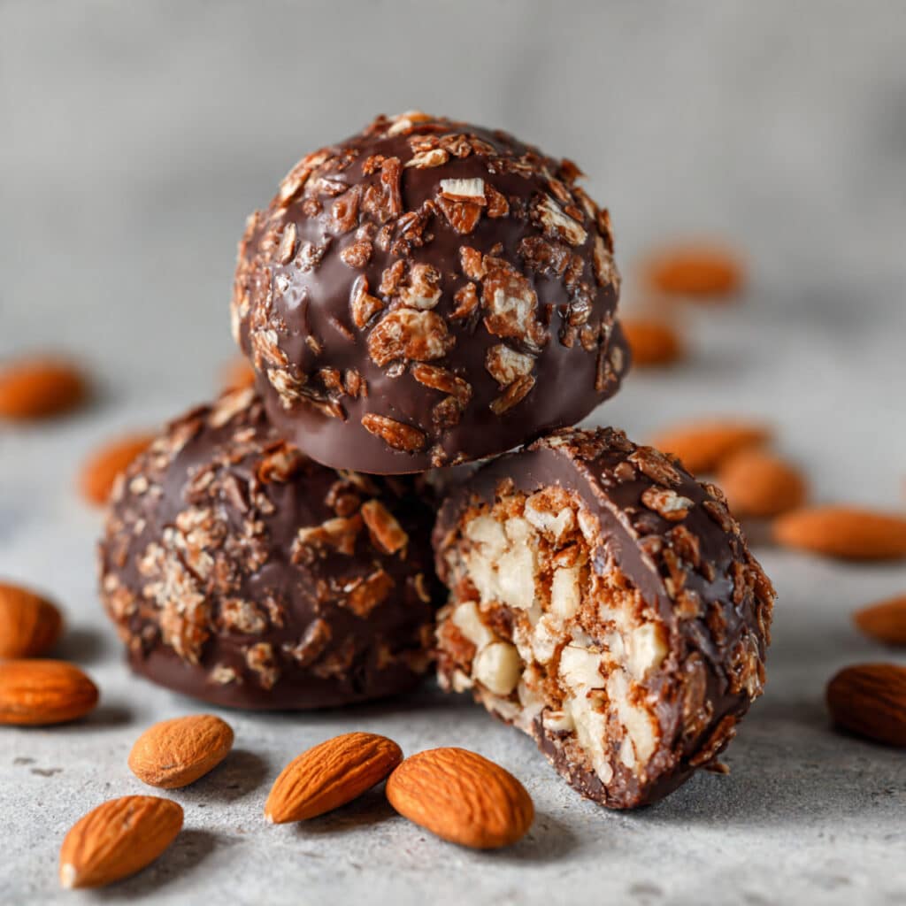 Chocolate and Almond Pudding Pots