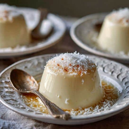Coconut Milk Pudding (4 Ingredients)