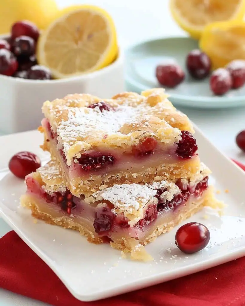 Cranberry Lemon Bars