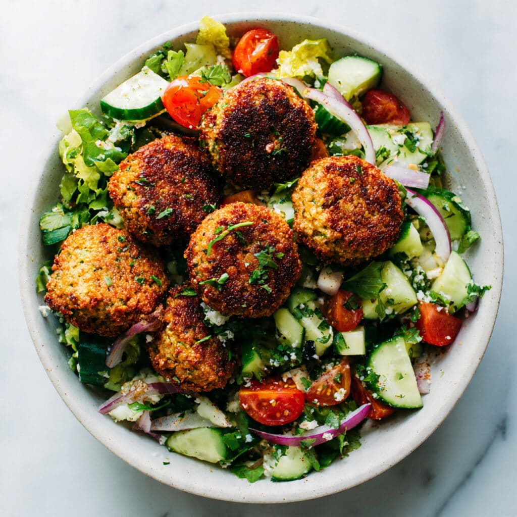 Crispy Baked Falafel