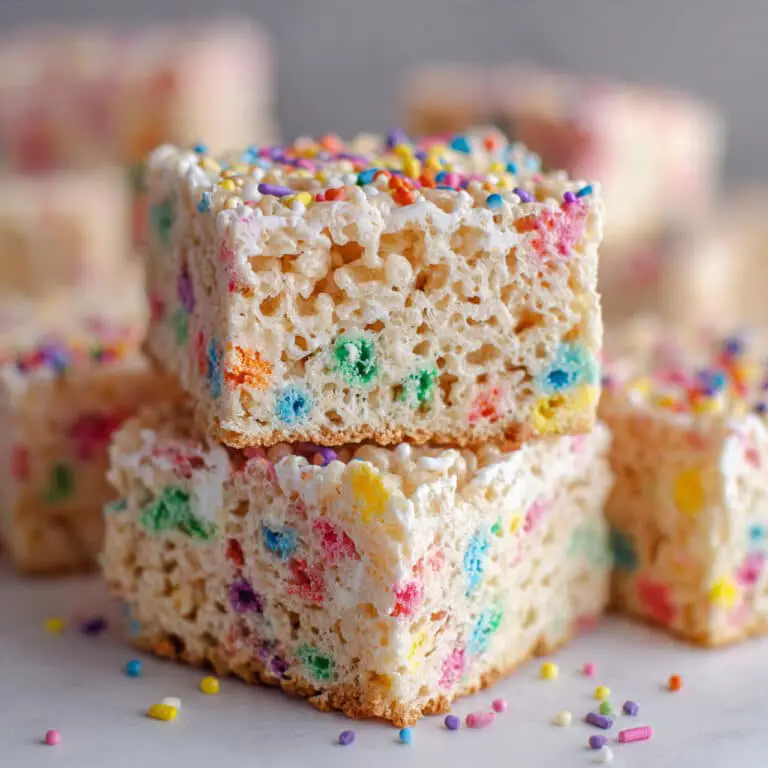Funfetti Rice Krispie Treats