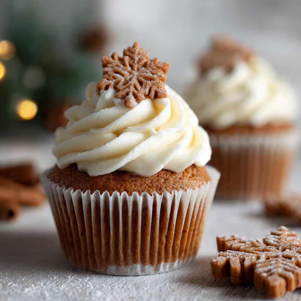 Gingerbread Latte Cupcakes