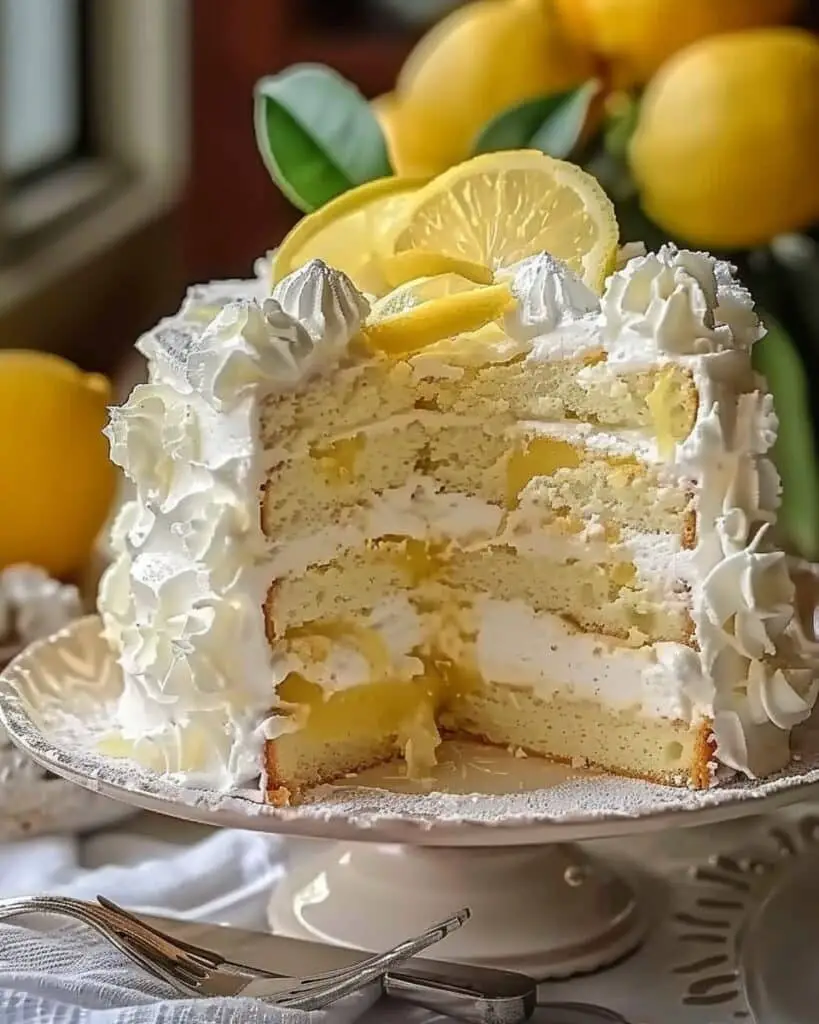 Italian Lemon Cream Cake